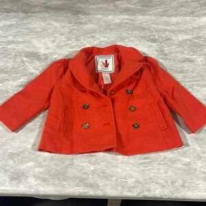 Janie and jack toddler pea coat. 12-18 month